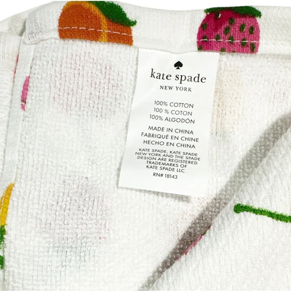 NEW Kate Spade FRUIT DESIGN Kitchen Towel Set/3